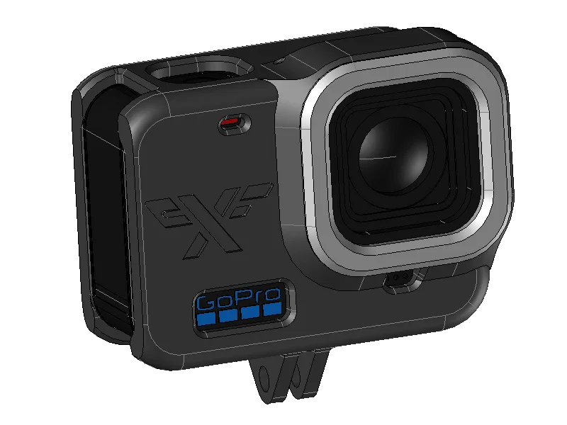 Ngàm 3D gắn kính lọc ND cho GoPro 9 10 11 12 - Hỗ trợ quay phim FPV - Image 1
