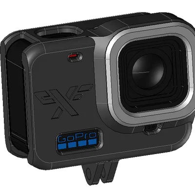 Ngàm 3D gắn kính lọc ND cho GoPro 9 10 11 12 - Hỗ trợ quay phim FPV
