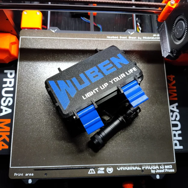 Hộp đựng Wuben Nano S - Phụ kiện bảo vệ đèn pin EDC in 3D - Image 2