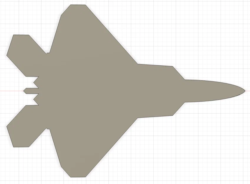 Mô hình in 3D máy bay chiến đấu F-22 Raptor - Thiết kế tinh tế - Image 1