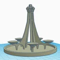 Mô hình 3D đài phun nước Rukun Negara (Alor Setar, Kedah) - Thumbnail 4