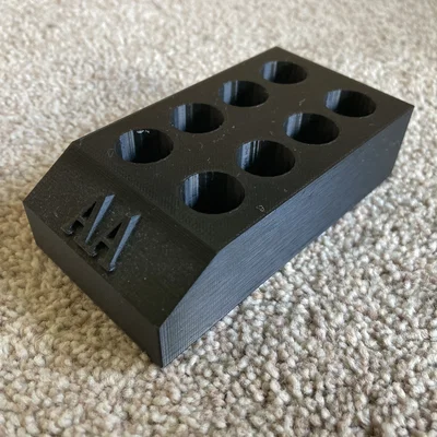 Khay Đựng Pin AA 8 Vị Trí Gọn Gàng Tiện Lợi In 3D