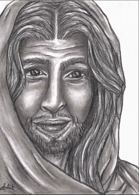 Mẫu in 3D Lithophane chân dung Chúa Jesus đầy nghệ thuật và tinh tế - Image 1