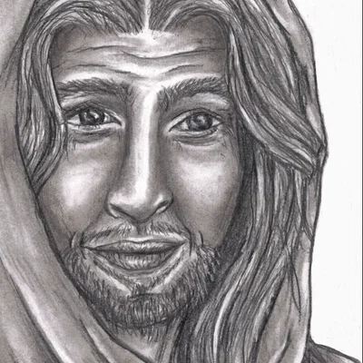 Mẫu in 3D Lithophane chân dung Chúa Jesus đầy nghệ thuật và tinh tế