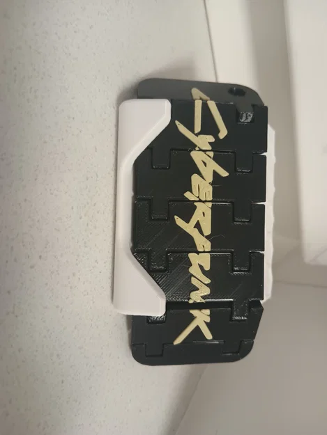 Móc Khóa Logo Cyberpunk Dạng Khớp Nối Độc Đáo - In 3D - Image 2