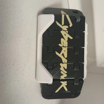Móc Khóa Logo Cyberpunk Dạng Khớp Nối Độc Đáo - In 3D