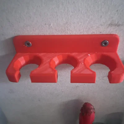 Giá treo đục cầm tay gắn tường - Phụ kiện 3D cho xưởng mộc