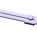 Thước đánh dấu chính xác (Marking Gauge) 200mm tự in 3D tiện dụng - Thumbnail 1
