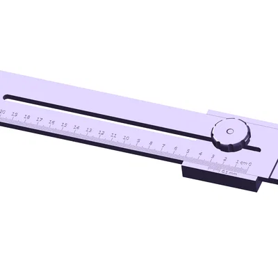 Thước đánh dấu chính xác (Marking Gauge) 200mm tự in 3D tiện dụng