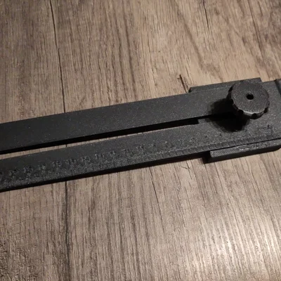 Thước đánh dấu chính xác (Marking Gauge) 200mm tự in 3D tiện dụng