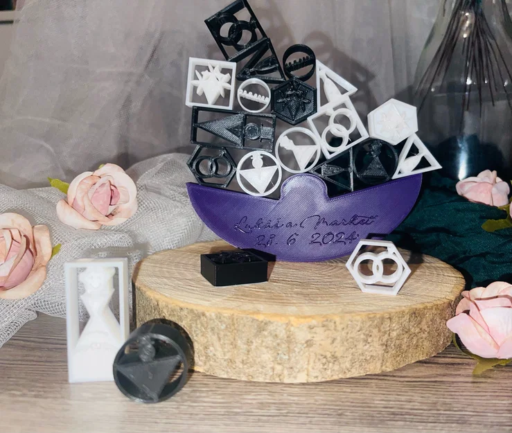 Balance game – Trò chơi thăng bằng chủ đề đám cưới - Image 1