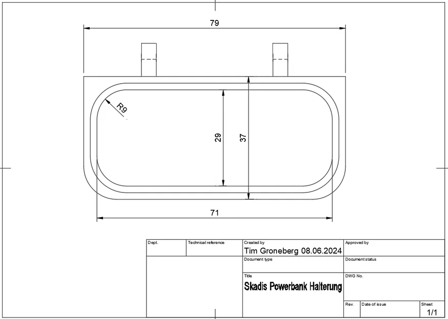 Giá treo sạc dự phòng lên bảng Ikea Skadis (Power Bank holder) - Image 4