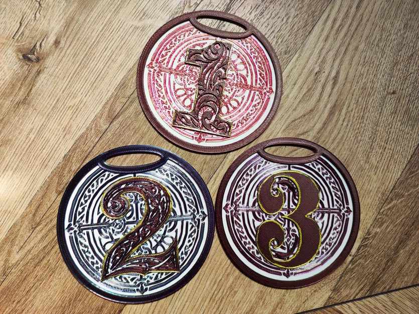 Bộ đầy đủ Huy chương / Bảng vinh danh (MEDAL / PLAQUE: full set) - Image 3