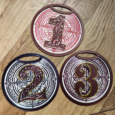 Bộ đầy đủ Huy chương / Bảng vinh danh (MEDAL / PLAQUE: full set)