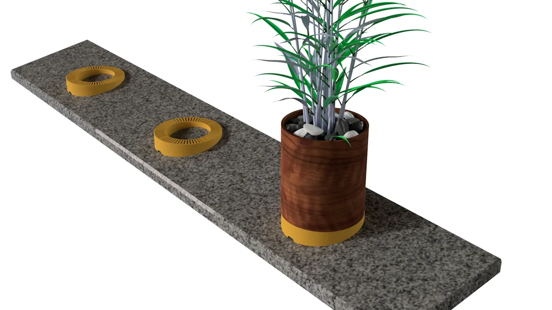 Giá đỡ chậu hoa cho bệ cửa sổ (tùy biến) - Image 2