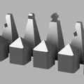 Bộ Cờ Vua Thiết Kế Hiện Đại - Tối Giản, Dễ In 3D - Thumbnail 1