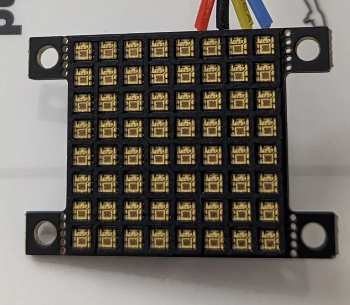 Khung Ngăn Cách Ánh Sáng Cho Ma Trận LED 8x8 Dotstar In 3D - Image 1