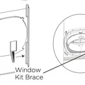 Pat chữ L cho Midea Window Kit Brace - Thumbnail 3
