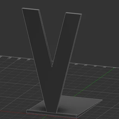 Kệ chặn sách hình chữ V phong cách tối giản - File in 3D đẹp