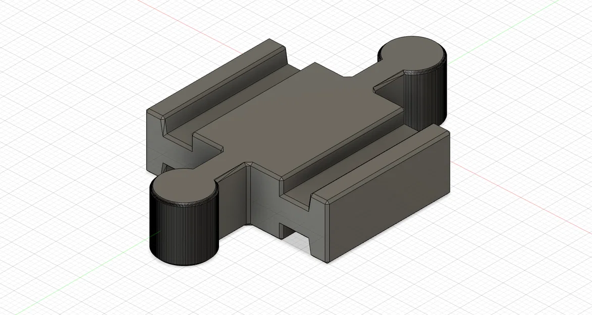 Khúc Nối Ray Tàu Gỗ Hai Đầu Dương (Brio Compatible) - Image 1