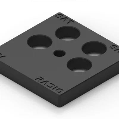 GIRA Centralplate 4 ngăn – 5 phiên bản