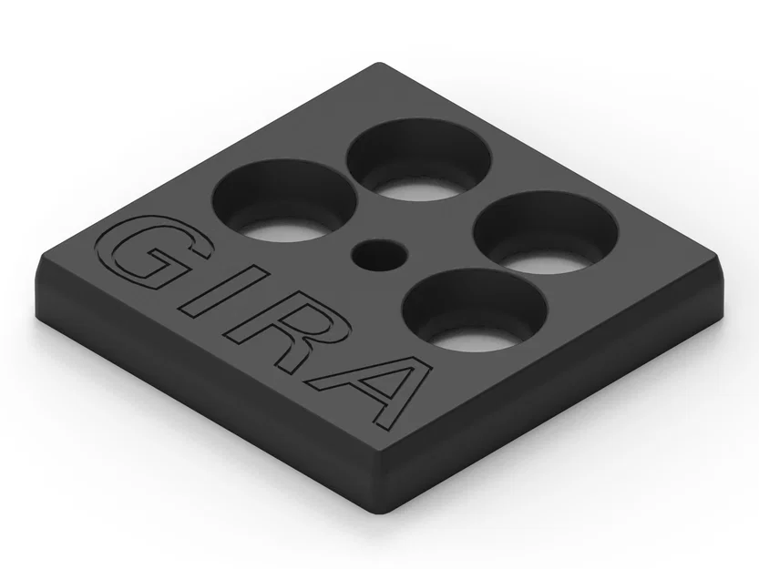 GIRA Centralplate 4 ngăn – 5 phiên bản - Image 2