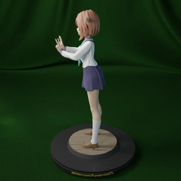 Mô hình 3D Noko Shikanoko: Tượng cô gái hươu anime dễ thương - Image 2