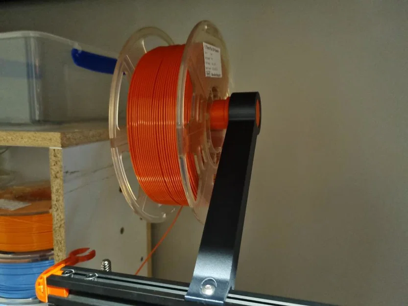 Giá đỡ cuộn filament góc nghiêng gắn trên cho Ender 3 - Image 2