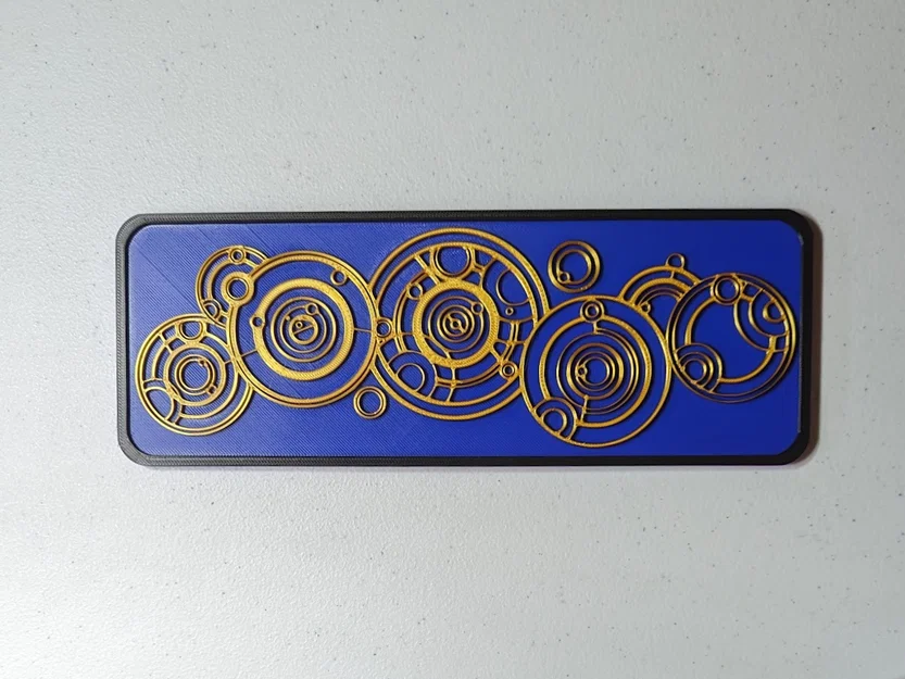 Mô hình trang trí The Name of the Doctor phong cách Gallifreyan in 3D - Image 1