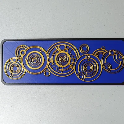 Mô hình trang trí The Name of the Doctor phong cách Gallifreyan in 3D