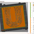 Khuôn Mẫu Stencil Chữ U Trang Trí Nghệ Thuật (3D Printing File) - Thumbnail 1