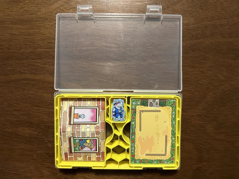 Khay 3D đựng phụ kiện board game Rhino Hero (hộp 4x6 inch) - Image 1