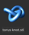 Mô hình đồ chơi nút thắt Torus (Torus knot) in 3D thư giãn - Image 1