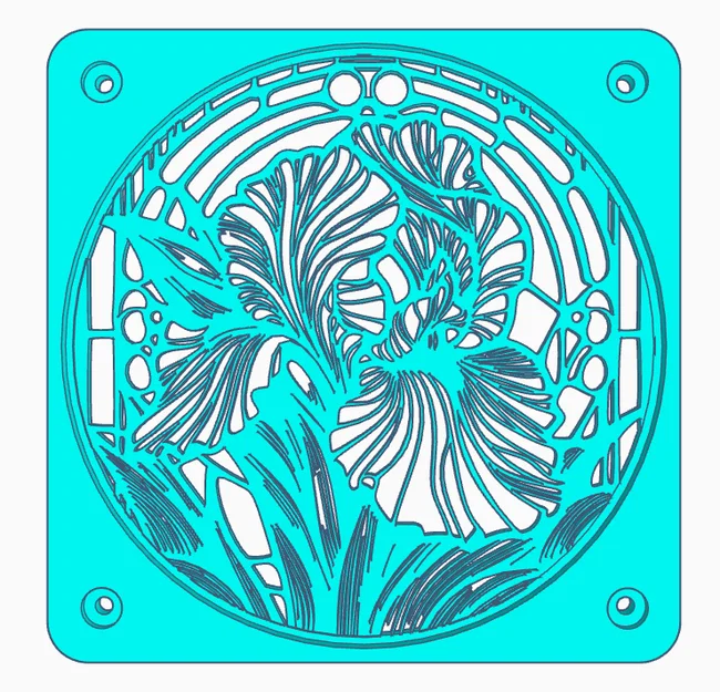 Nắp che quạt: Iris (140 mm) - Image 1