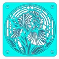 Nắp che quạt: Iris (140 mm) - Thumbnail 1
