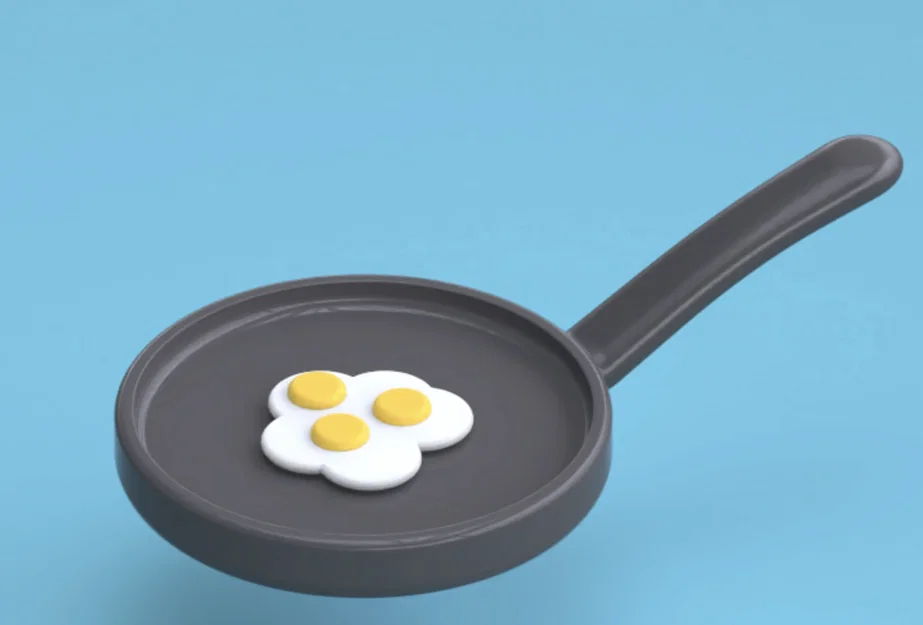 Trứng ốp la cho bữa sáng (Fried Eggs for breakfast) - Image 1