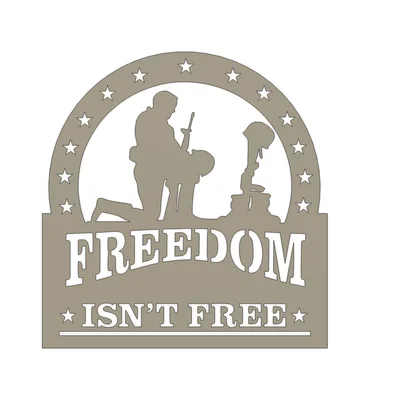 Mô hình trang trí Freedom Isn’t Free in 3D ấn tượng