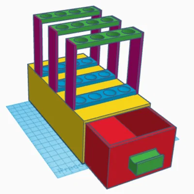 Giá đỡ ống nghiệm (Tube holder) có ngăn kéo