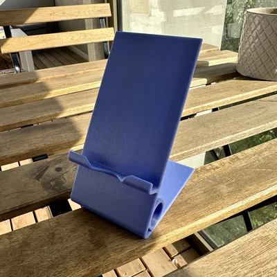Giá đỡ điện thoại để bàn thiết kế tối giản, dễ in 3D