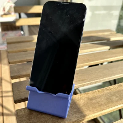 Giá đỡ điện thoại để bàn thiết kế tối giản, dễ in 3D