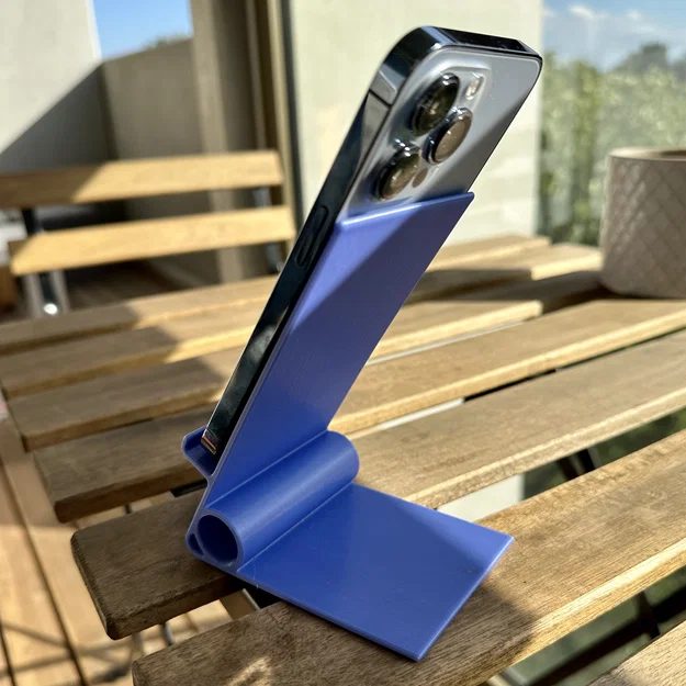 Giá đỡ điện thoại để bàn thiết kế tối giản, dễ in 3D - Image 5