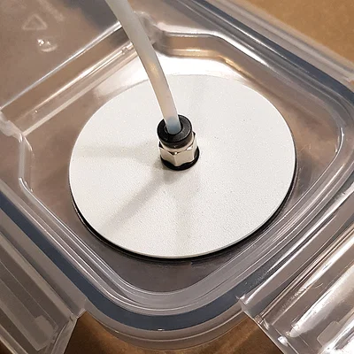 Nút top plug luồn ống PTFE – cho đầu nối khí nén ren M6