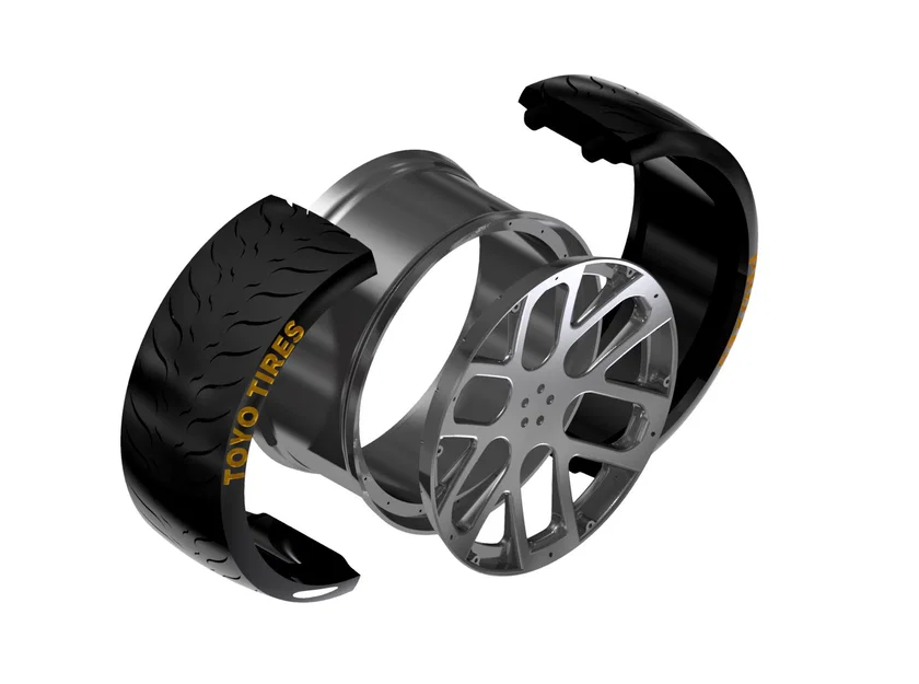 Rim standee (mô hình mâm xe để bàn) - Image 1