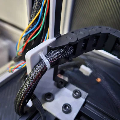CR-10: Drag chain trục Y mua sẵn, kèm bed mount cứng