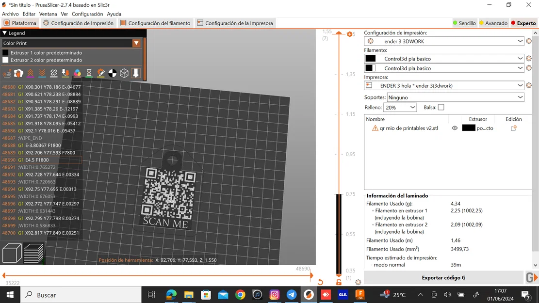 Móc khóa QR Code cá nhân in 3D siêu tiện lợi - Image 1
