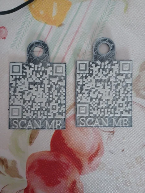 Móc khóa QR Code cá nhân in 3D siêu tiện lợi - Image 2