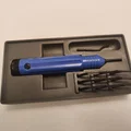 Khay đựng dụng cụ gọt bavia chuẩn Gridfinity 2x4 cho ngăn kéo IKEA Alex - Thumbnail 1