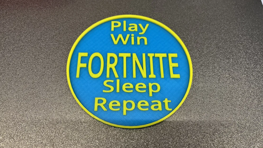 Miếng lót ly Fortnite (Fortnite Play Coaster) in 3D cá tính - Image 1