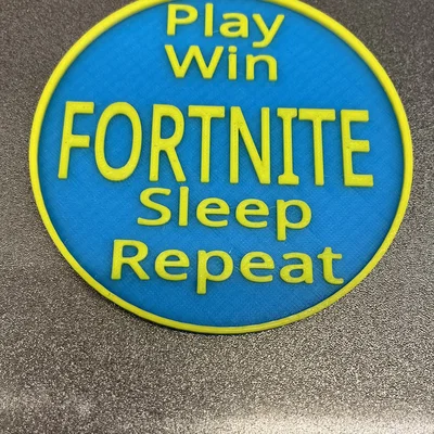 Miếng lót ly Fortnite (Fortnite Play Coaster) in 3D cá tính