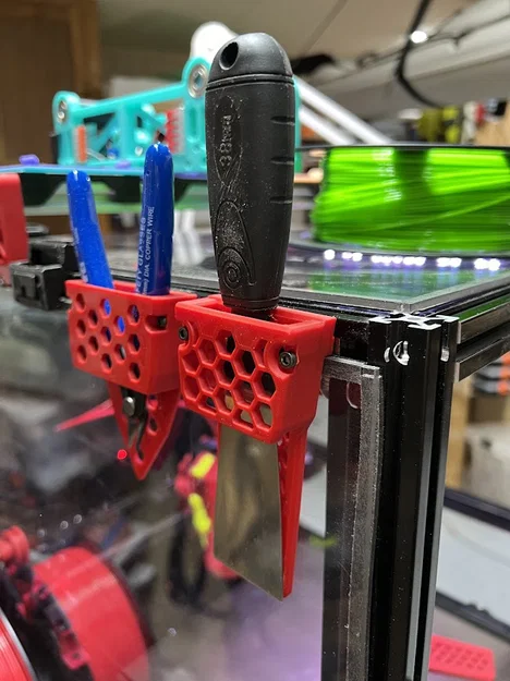Giá treo dao cạo, dụng cụ kiểu tổ ong cho máy in 3D (Voron Style) - Image 2